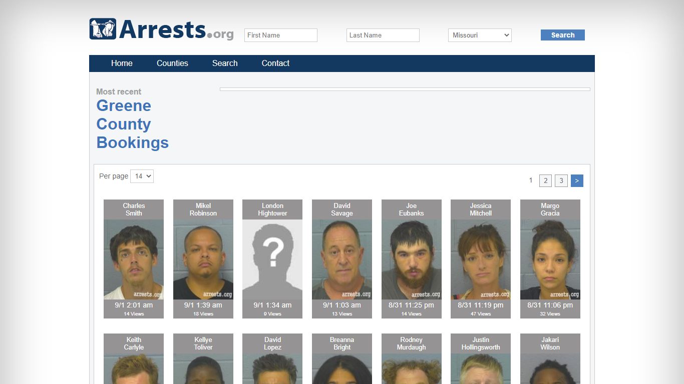 Greene County Arrests and Inmate Search